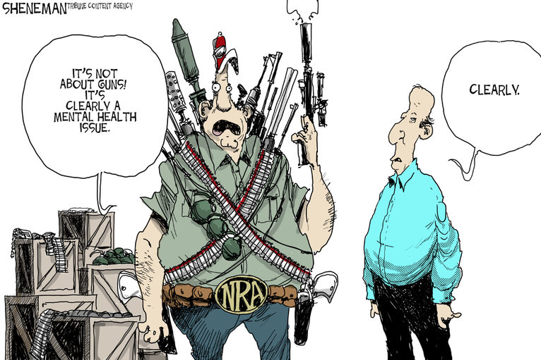 Guns Dont Kill People, People Do: Mental Illness and Gun Violence, a Scapegoat?
