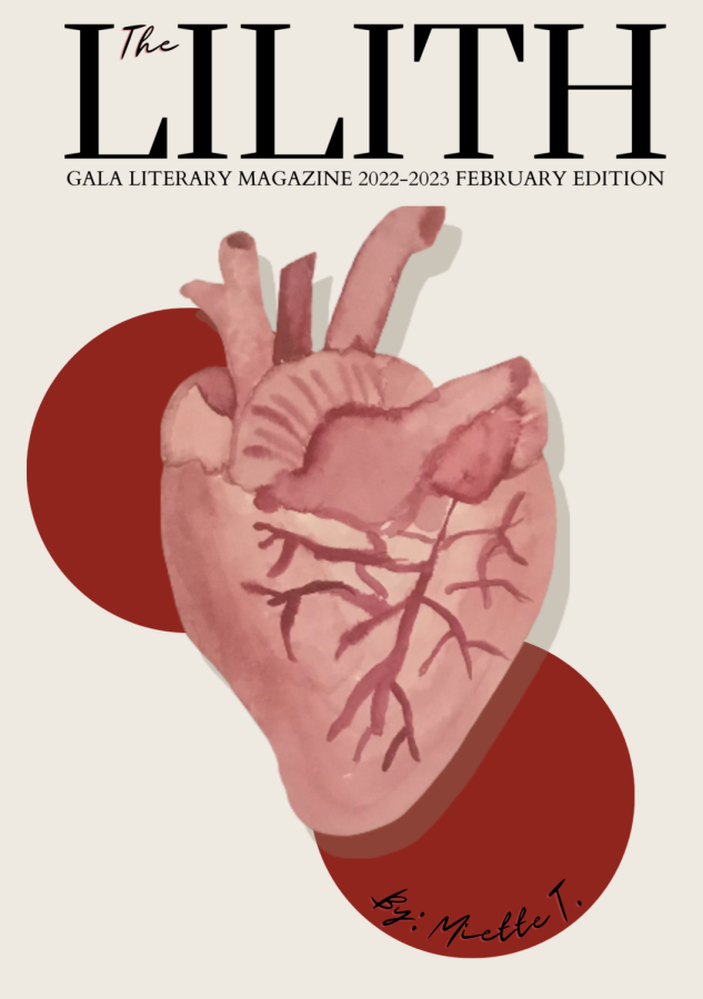 February Cover featuring original artwork by Miette T.