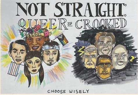 Political Cartoon | Not Straight: Queer or Crooked